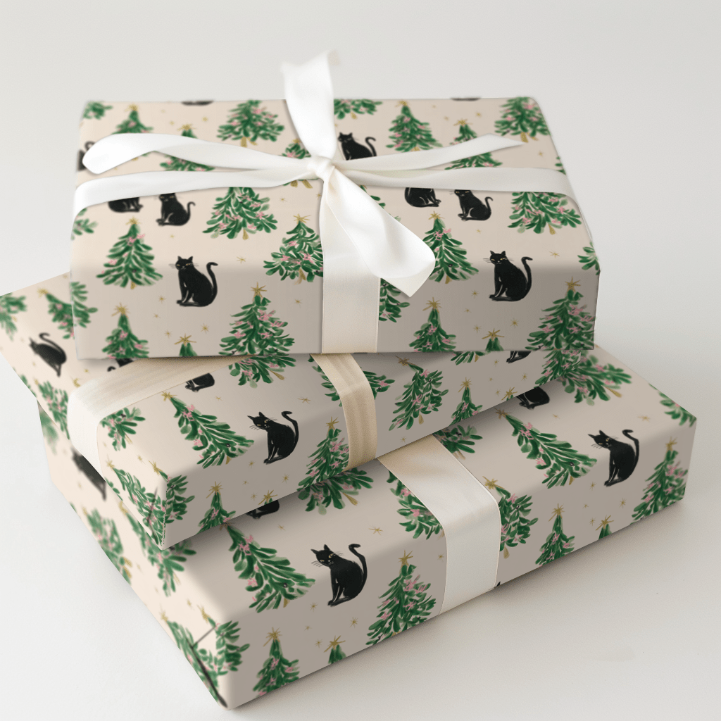 Fur Night - Wrapping Paper - Aspen & Arlo