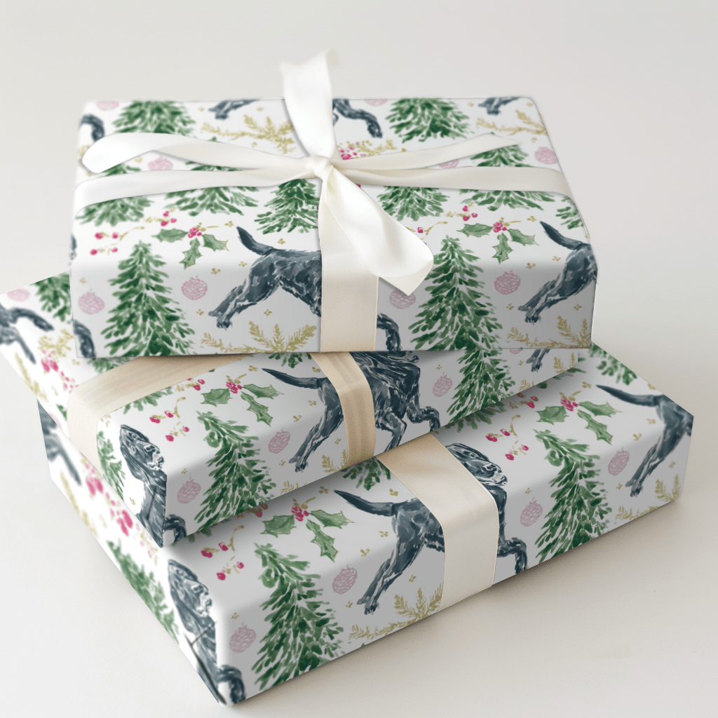 Paw - liday Cheer - Wrapping Paper - Aspen & Arlo