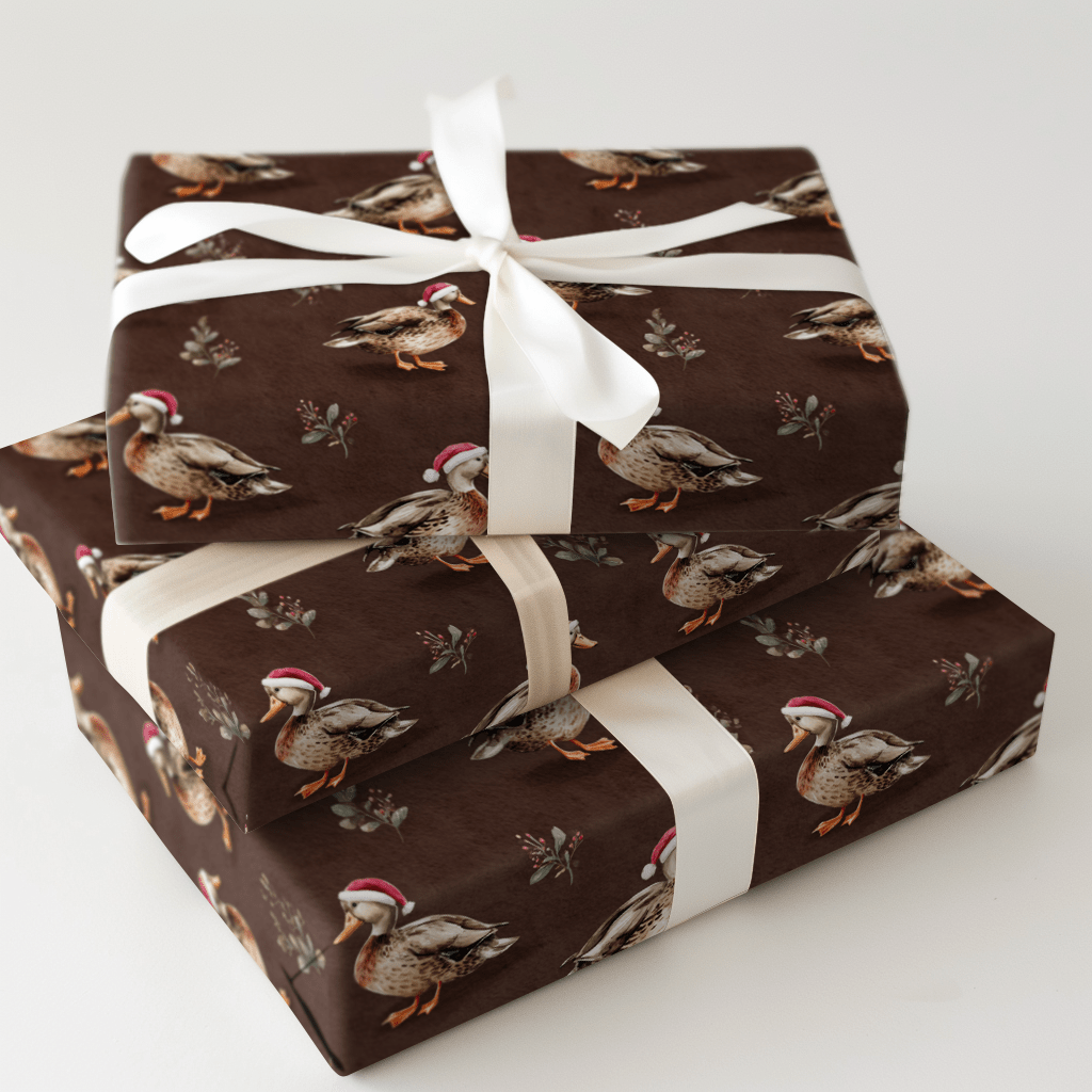Santa’s Flock - Wrapping Paper - Aspen & Arlo