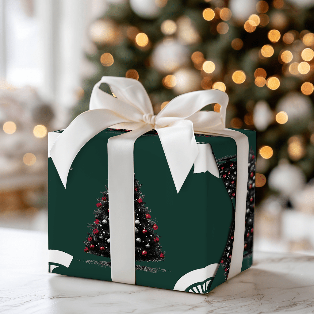Spartan Festive Tree - Wrapping Paper - Aspen & Arlo