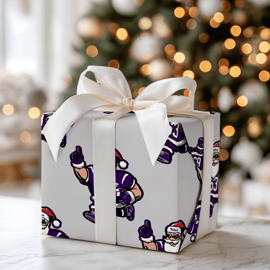 Santa’s Wildcat Kickoff - Wrapping Paper - Aspen & Arlo