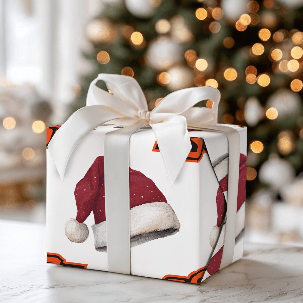 Santa’s Stillwater Stetson - Wrapping Paper - Aspen & Arlo