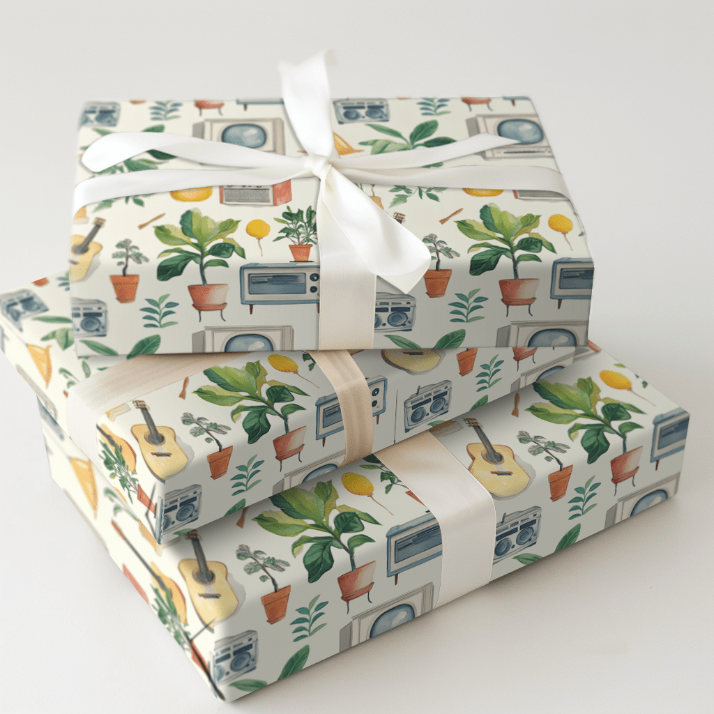 70s Childhood - Wrapping Paper - Aspen & Arlo