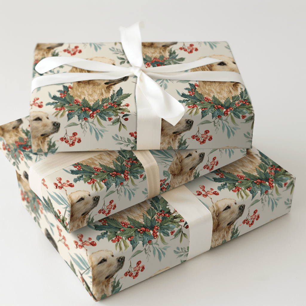 Ring Around the Lab - Wrapping Paper - Aspen & Arlo