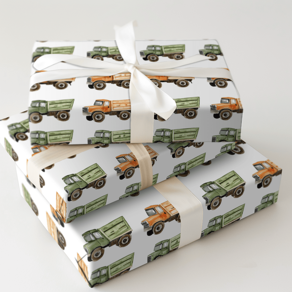 Keep on Truckin - Wrapping Paper - Aspen & Arlo
