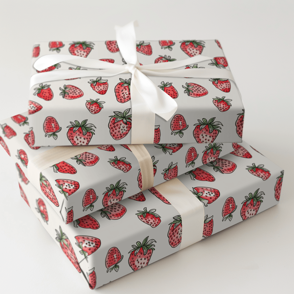 Strawberry Shortcake - Wrapping Paper - Aspen & Arlo