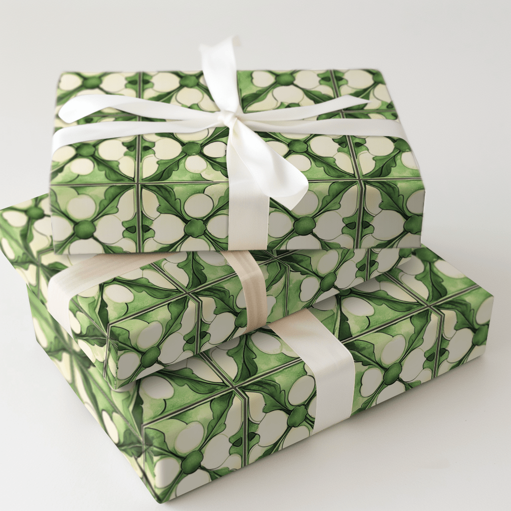 Emerald Dogwood - Wrapping Paper - Aspen & Arlo