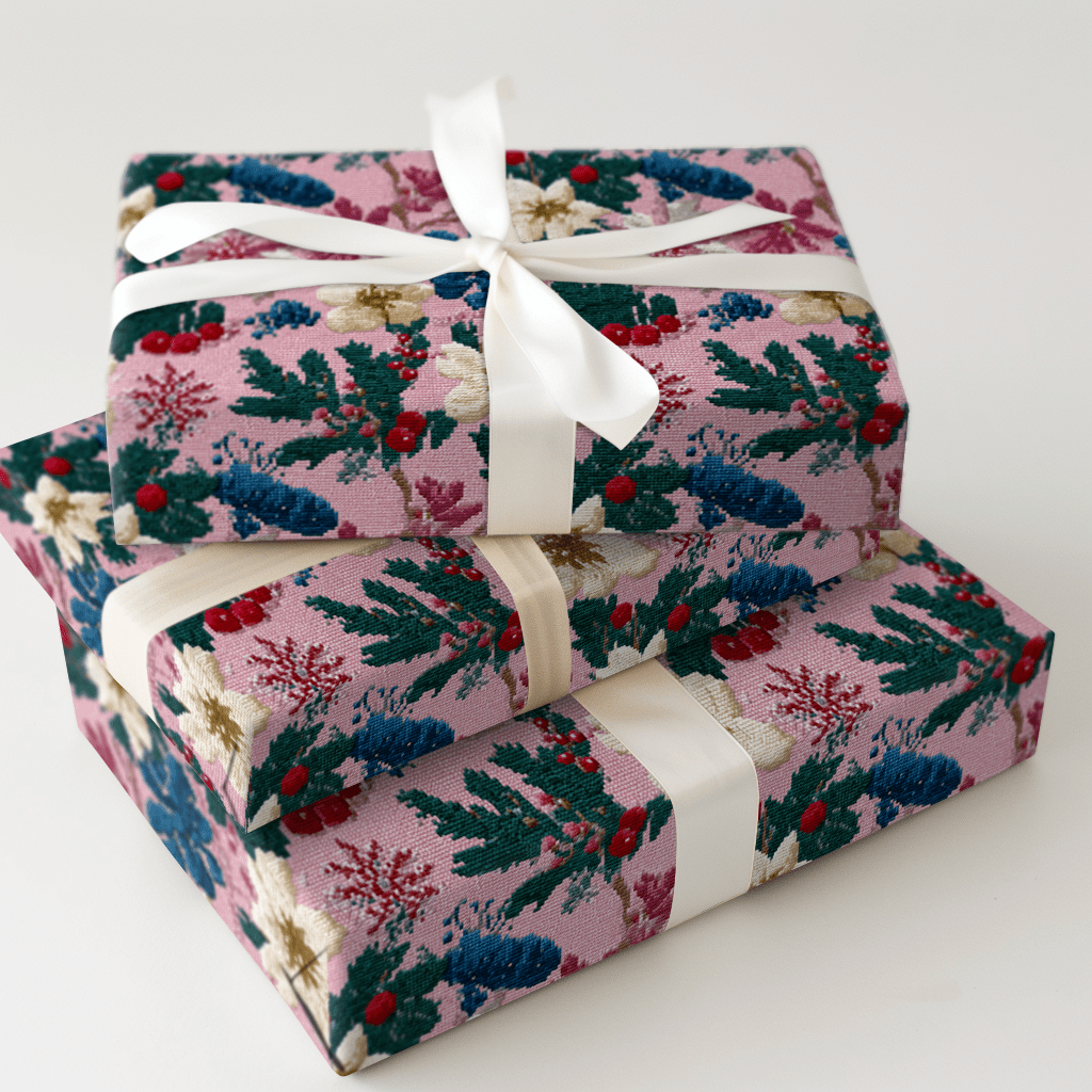 Cross the Blooms - Wrapping Paper - Aspen & Arlo