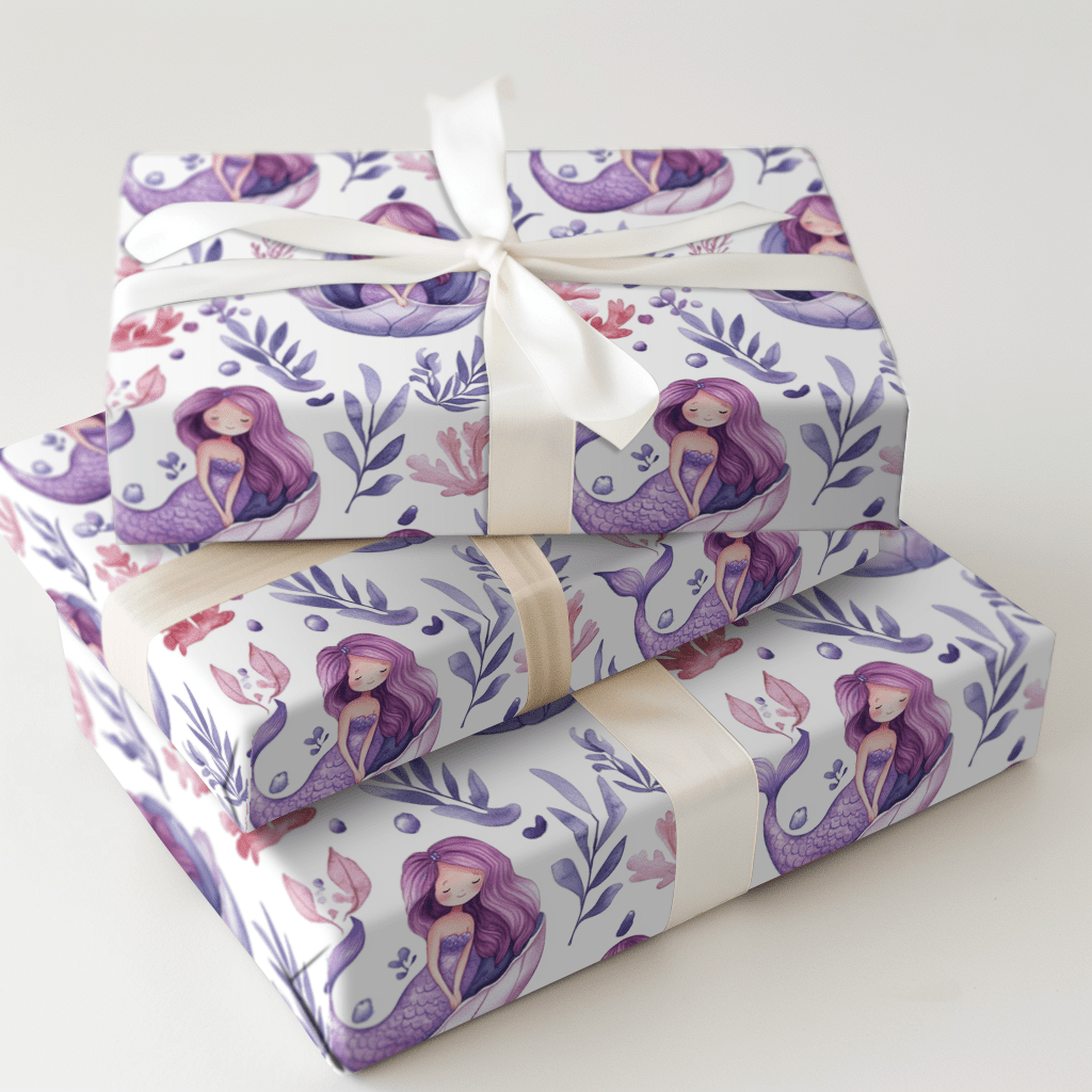 Shiny Shimmer Sea - Wrapping Paper - Aspen & Arlo