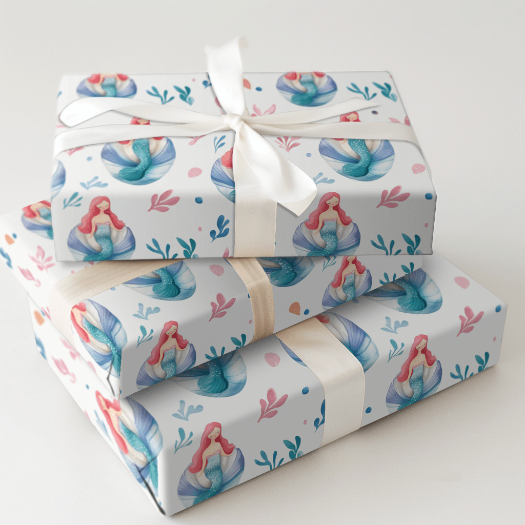 Mermaid Kiss - Wrapping Paper - Aspen & Arlo