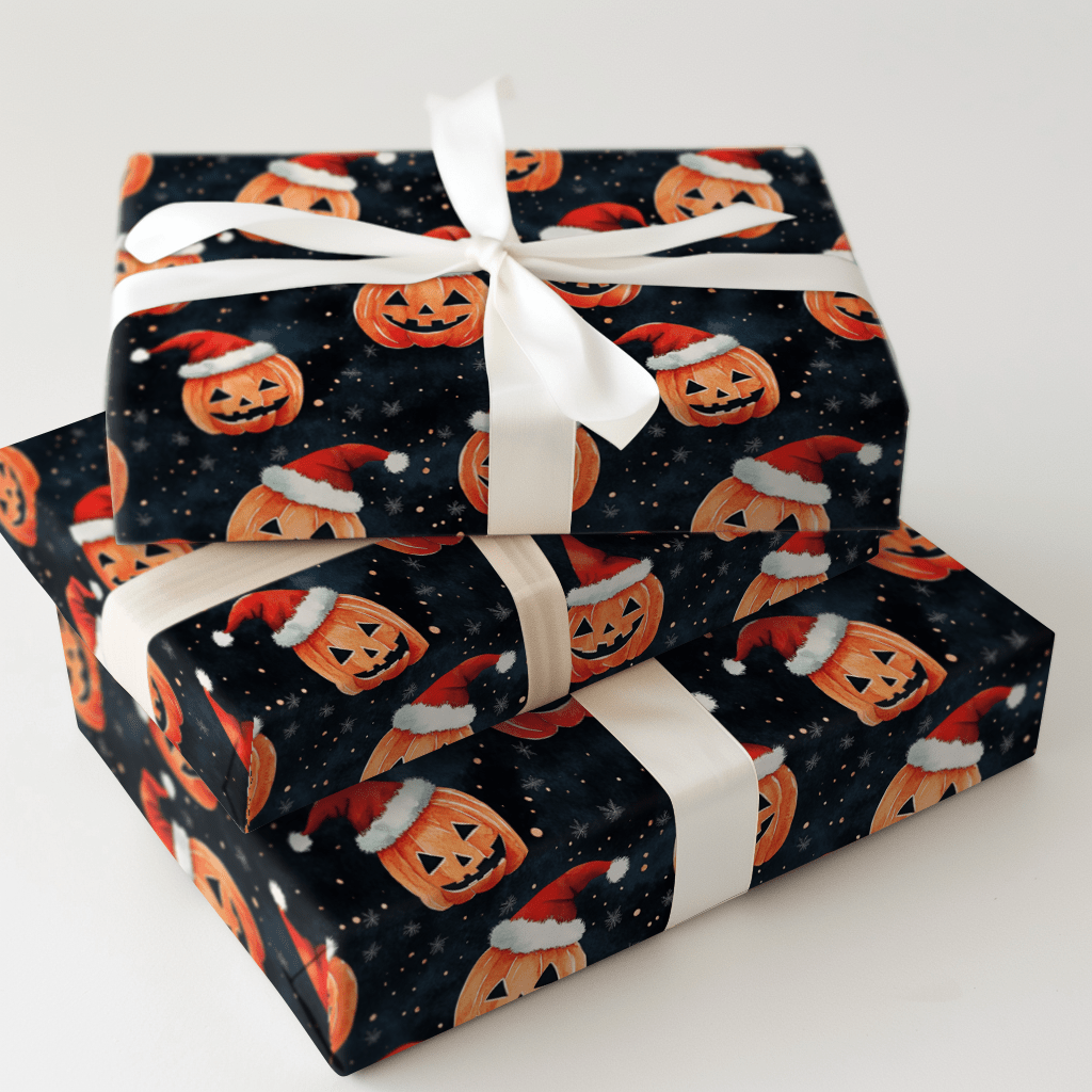 Ho Ho Halloween - Wrapping Paper - Aspen & Arlo