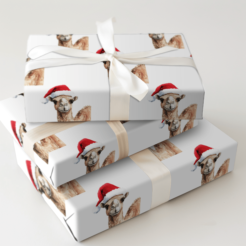 Christmas Camel - Wrapping Paper - Aspen & Arlo