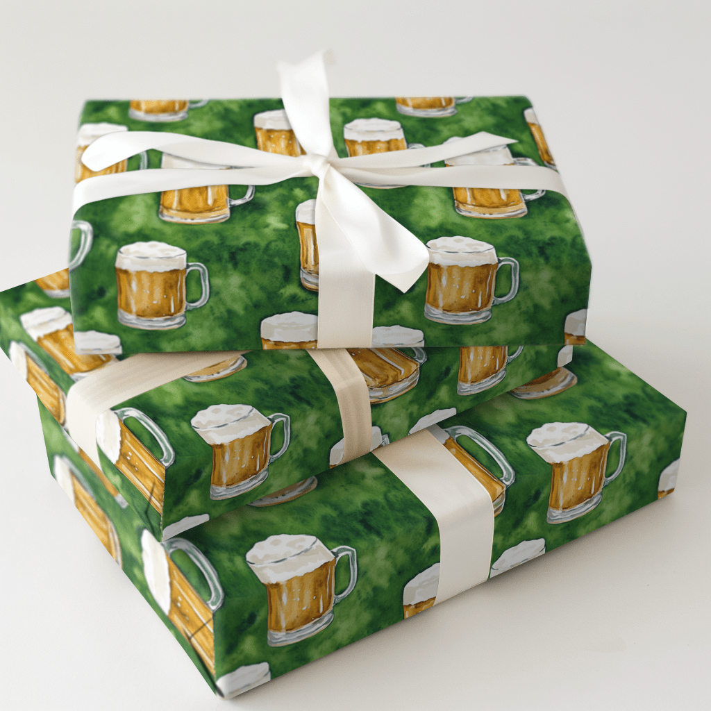 Pint of Gold - Wrapping Paper - Aspen & Arlo