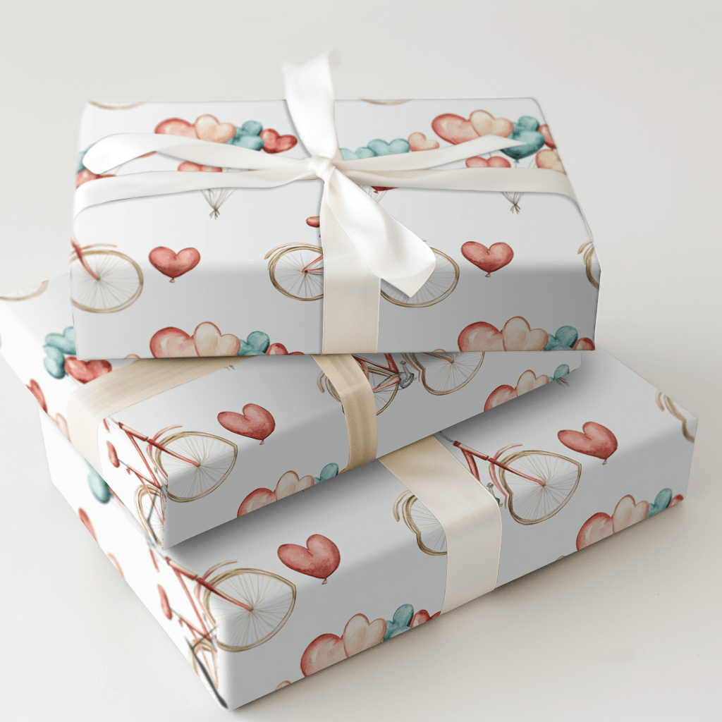 Spinning for Love - Wrapping Paper - Aspen & Arlo