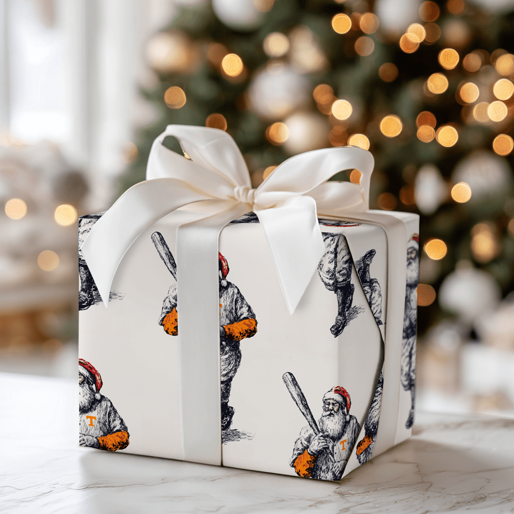 Santa Bats at Rocky Top - Wrapping Paper - Aspen & Arlo