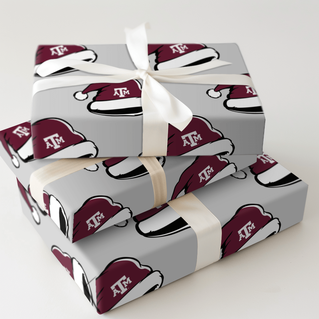 Santa’s an Aggie - Wrapping Paper - Aspen & Arlo