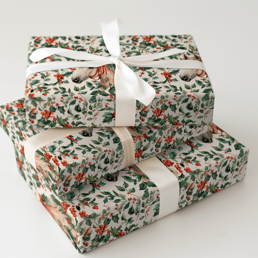 Holly Jumps - Wrapping Paper - Aspen & Arlo