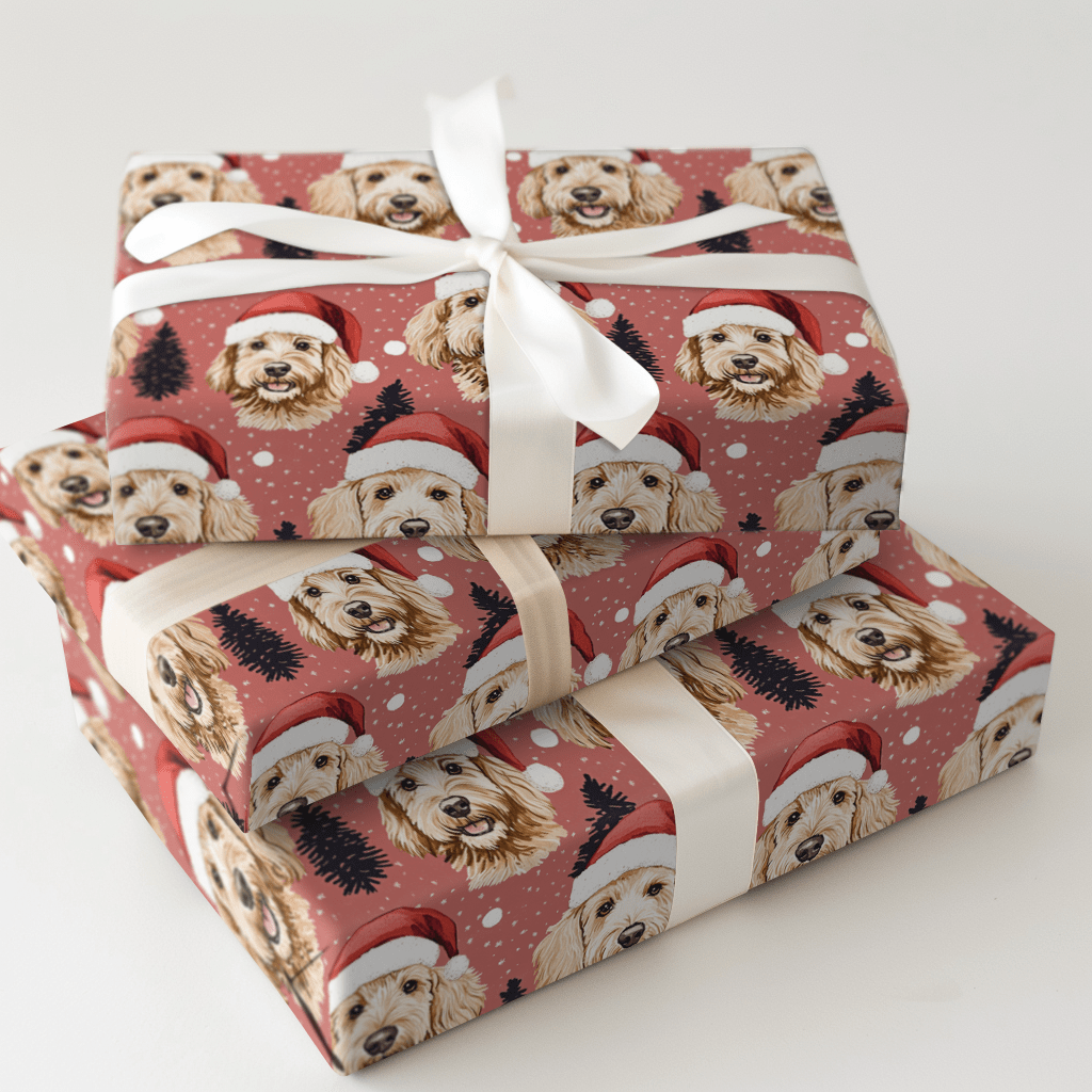 Berry Blush Doodle - Wrapping Paper - Aspen & Arlo