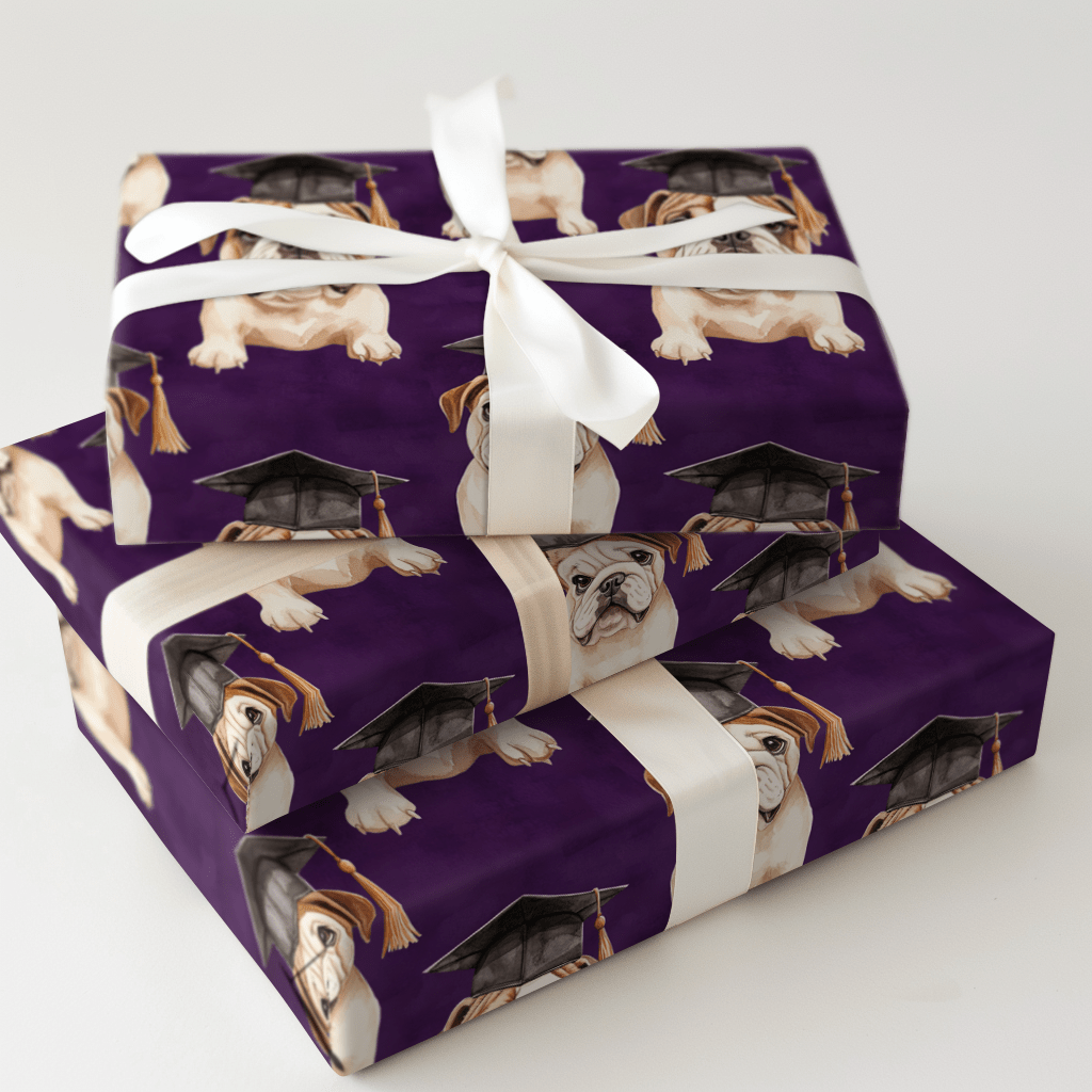Diploma in Paw - Wrapping Paper - Aspen & Arlo