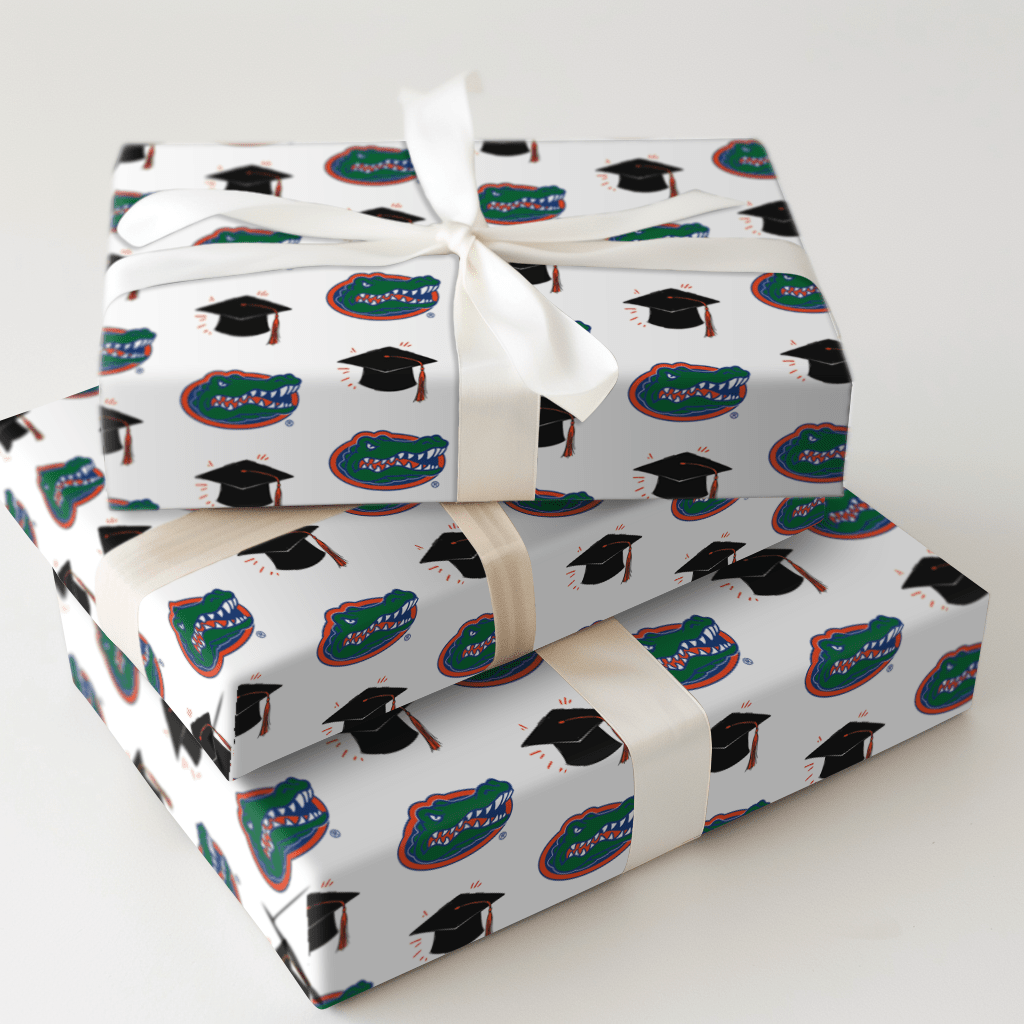 Hats off to the Florida Grad - Wrapping Paper - Aspen & Arlo