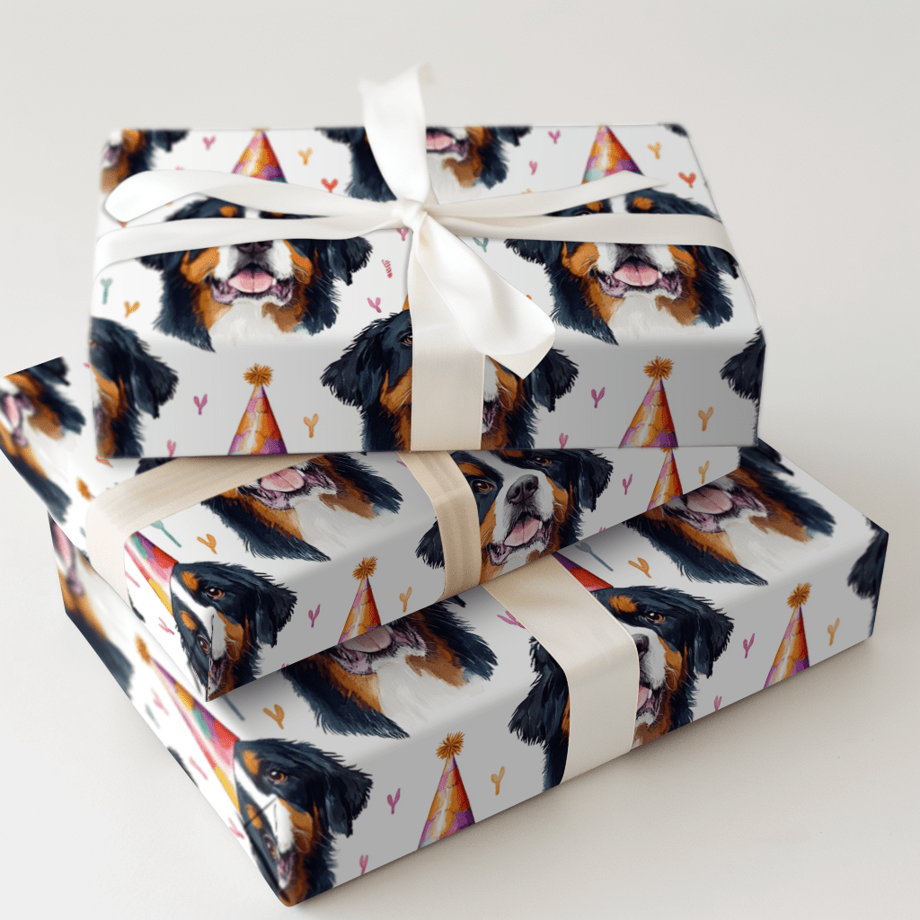 Berner Bash - Wrapping Paper - Aspen & Arlo