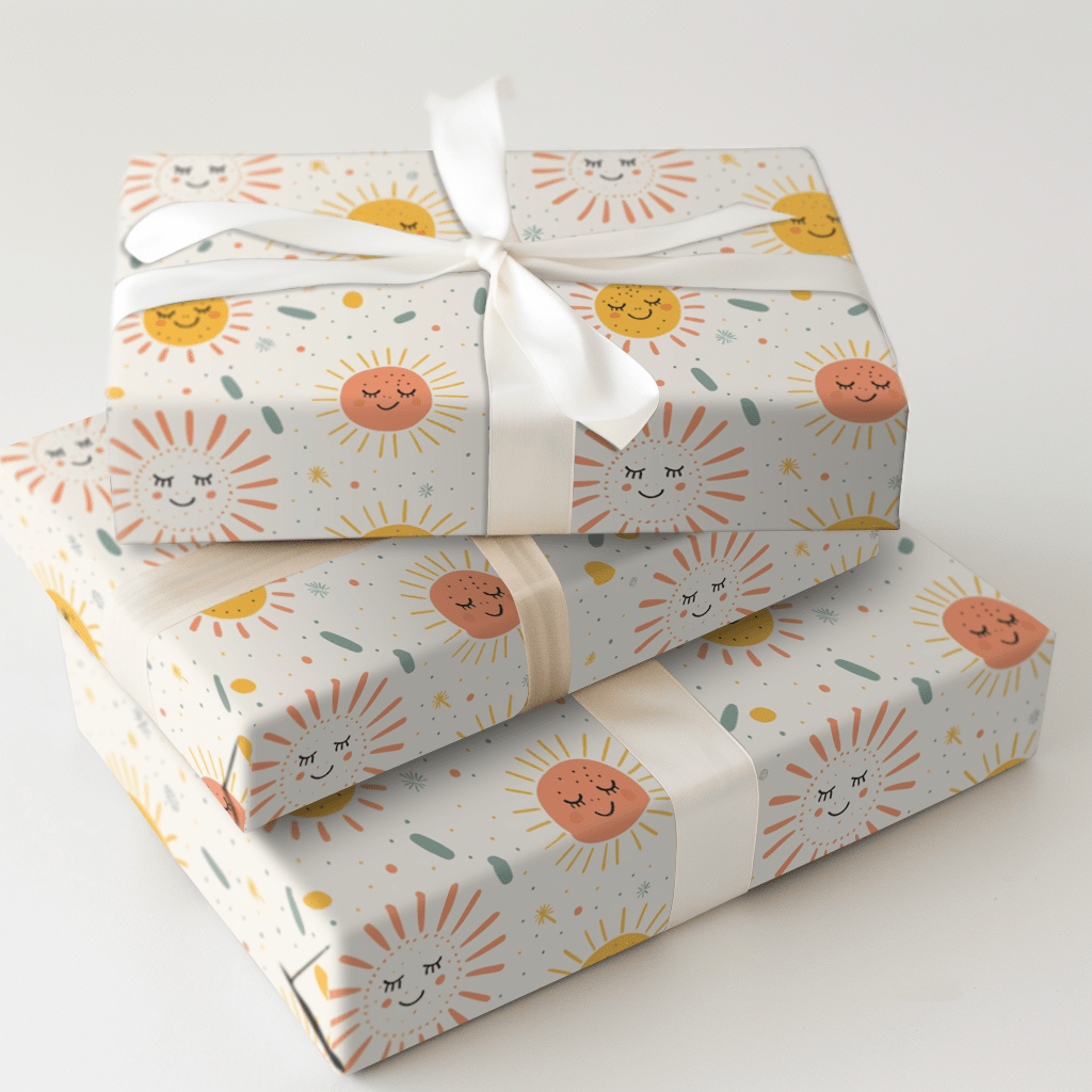 Smile with Shine - Wrapping Paper - Aspen & Arlo