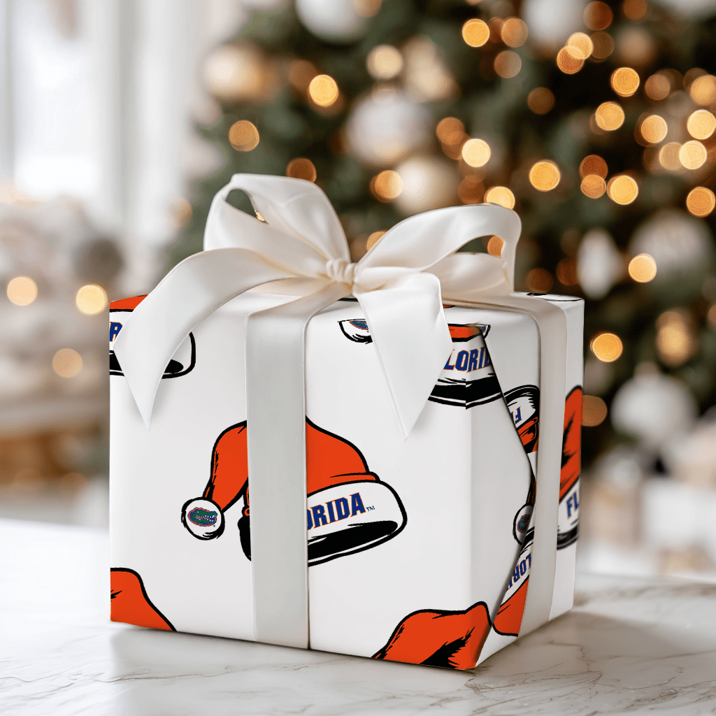 Beachside Santa Hat - Wrapping Paper - Aspen & Arlo
