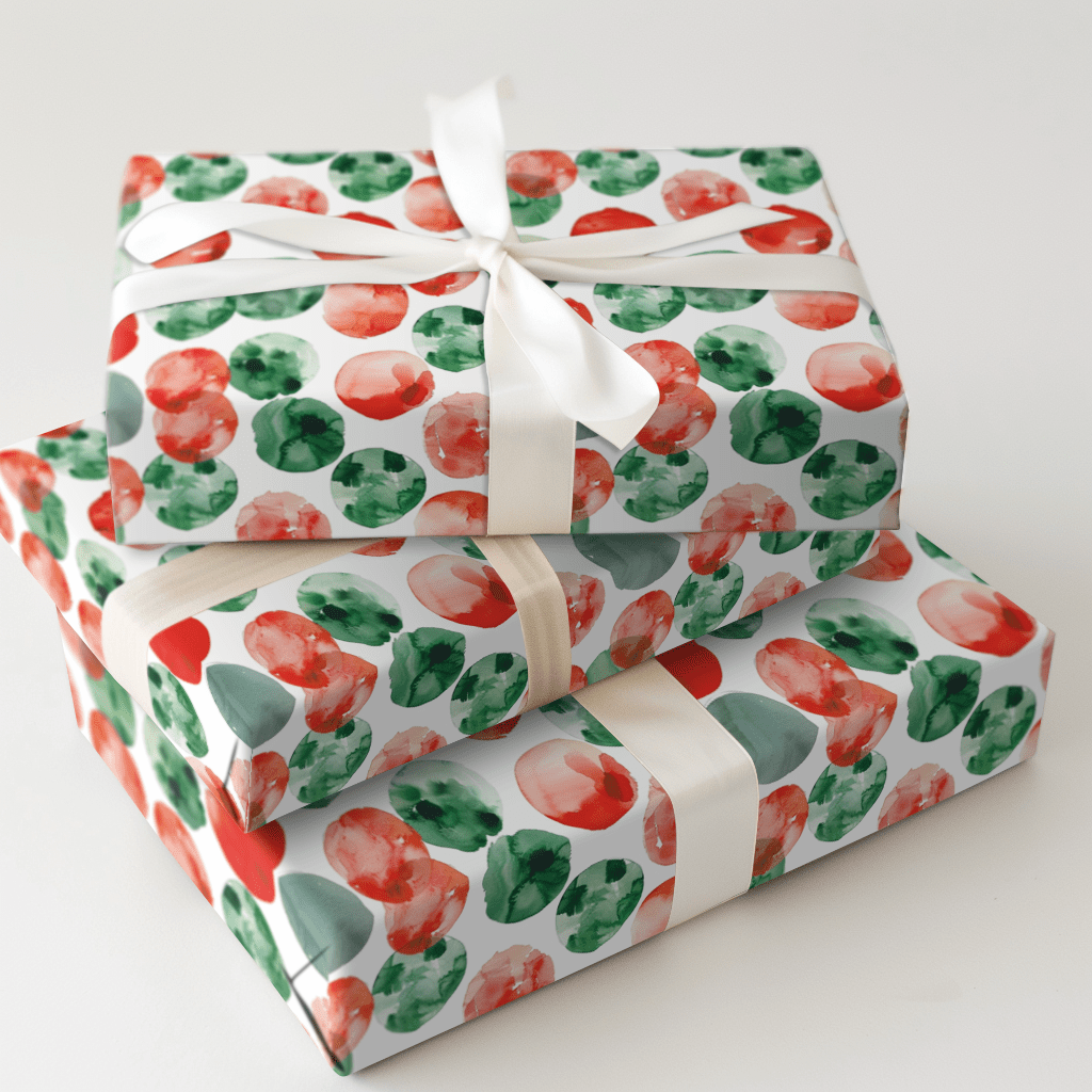 Peppermint Polka - Wrapping Paper - Aspen & Arlo