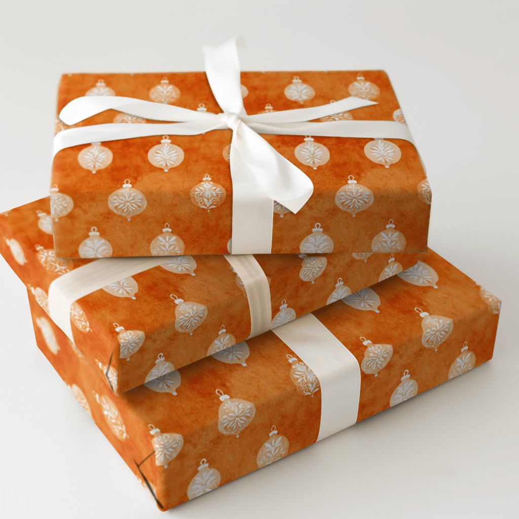 Orange Royale - Wrapping Paper - Aspen & Arlo