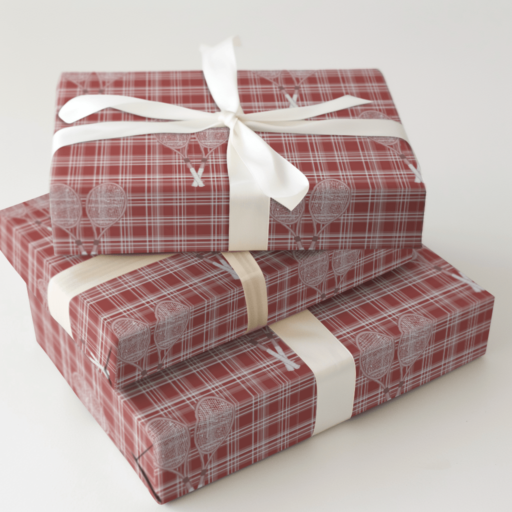 Plaid Rackets - Wrapping Paper - Aspen & Arlo