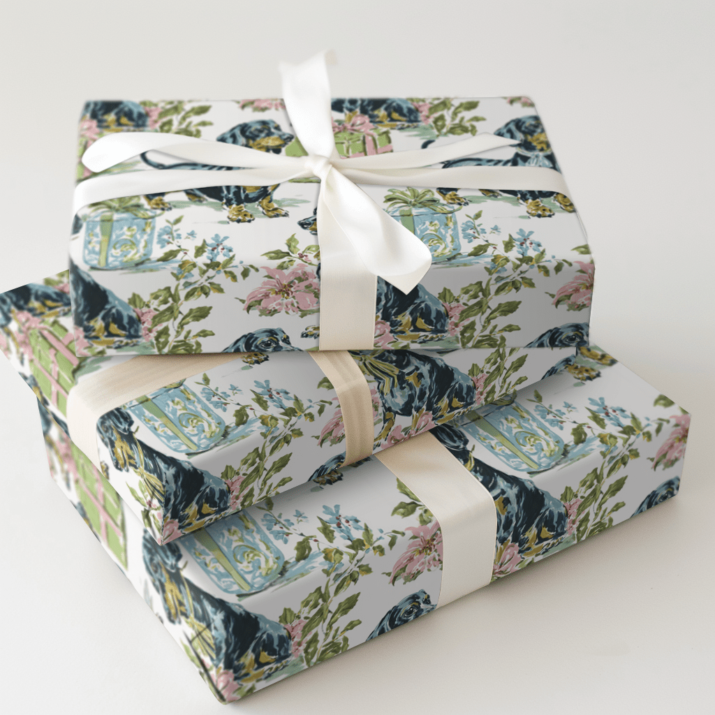 Present Green - Wrapping Paper - Aspen & Arlo