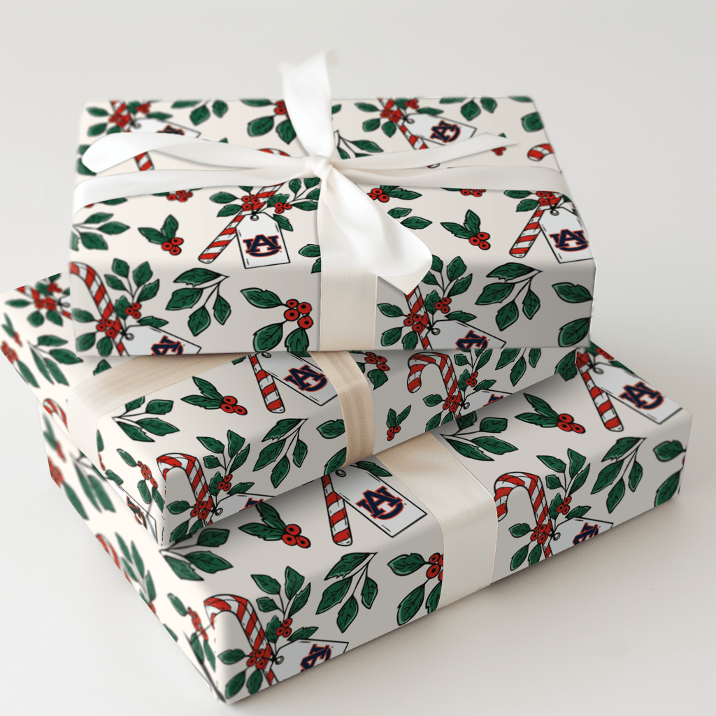 Peppermint Auburn - Wrapping Paper - Aspen & Arlo