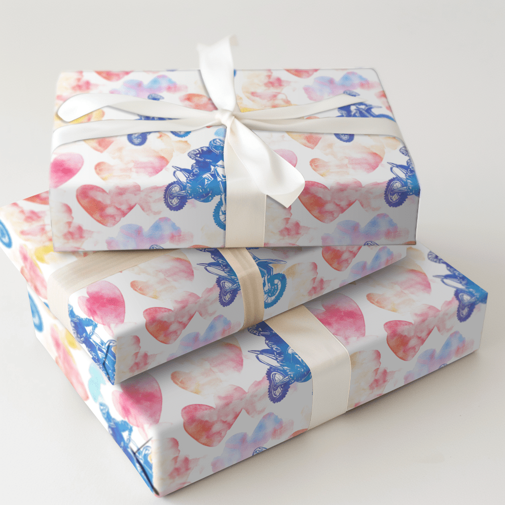 Off Road Heartbeat - Wrapping Paper - Aspen & Arlo