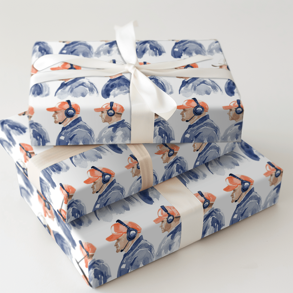 Coaches Call - Wrapping Paper - Aspen & Arlo