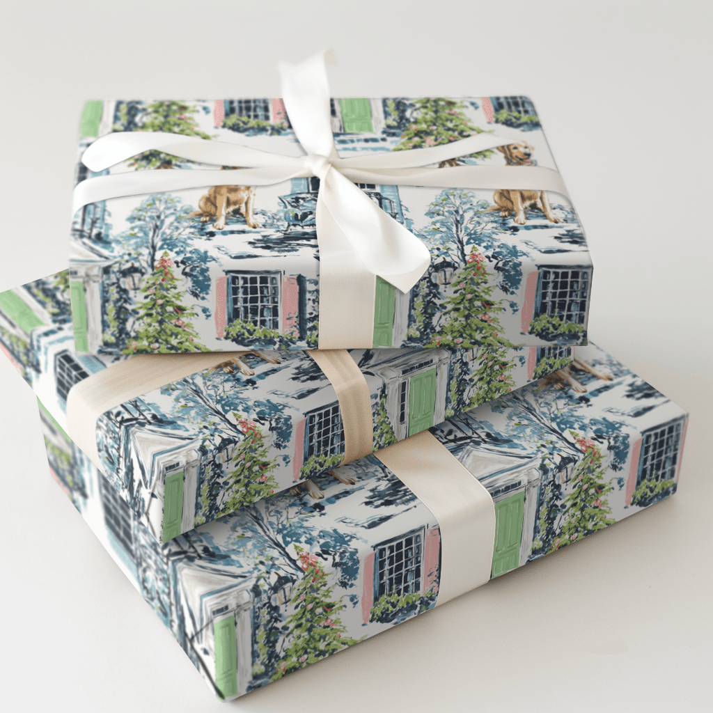 Golden Greetings - Wrapping Paper - Aspen & Arlo