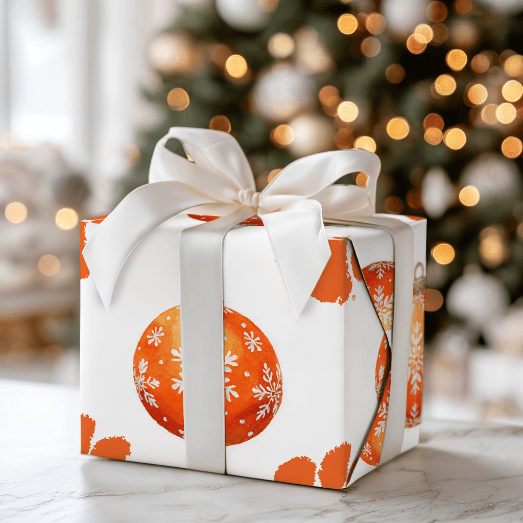 The Clemson Bauble - Wrapping Paper - Aspen & Arlo