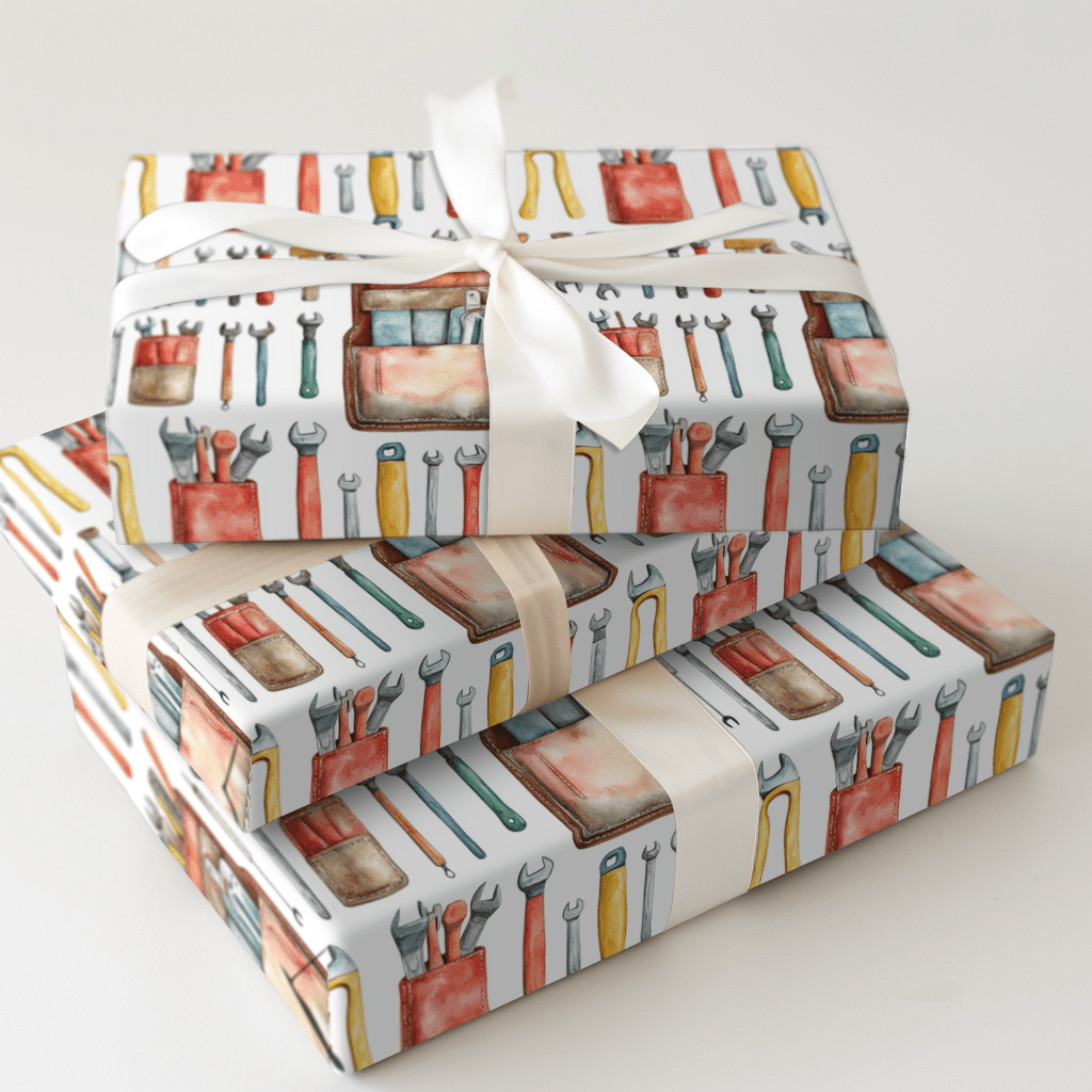 Ruler of the Toolbelt - Wrapping Paper - Aspen & Arlo