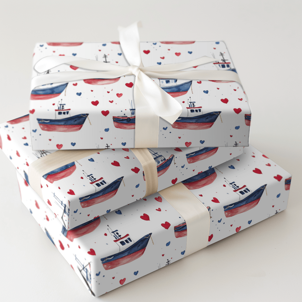 Hooked on Love - Wrapping Paper - Aspen & Arlo