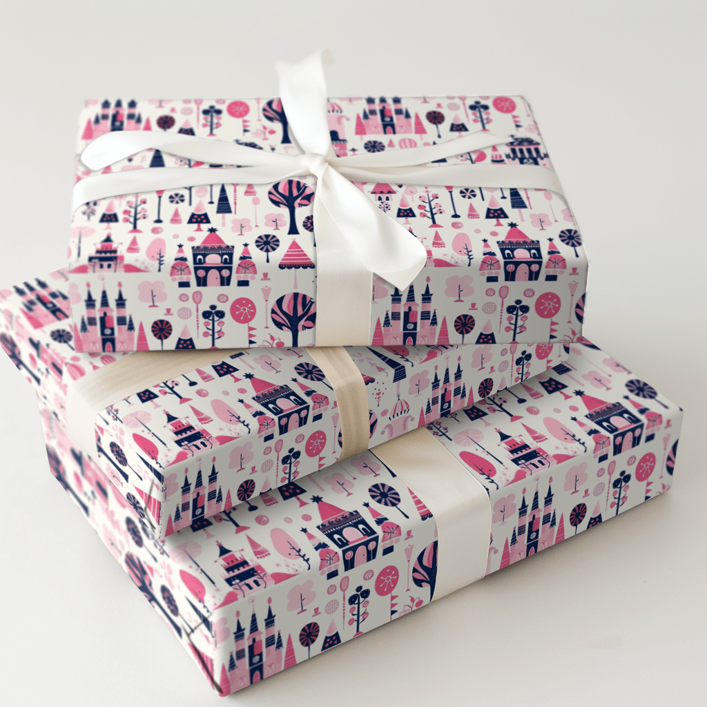 Tower of Pink - Wrapping Paper - Aspen & Arlo