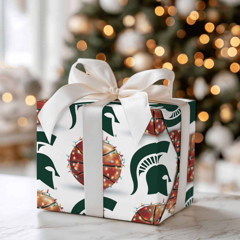 Holiday Hoops Spartans - Wrapping Paper - Aspen & Arlo