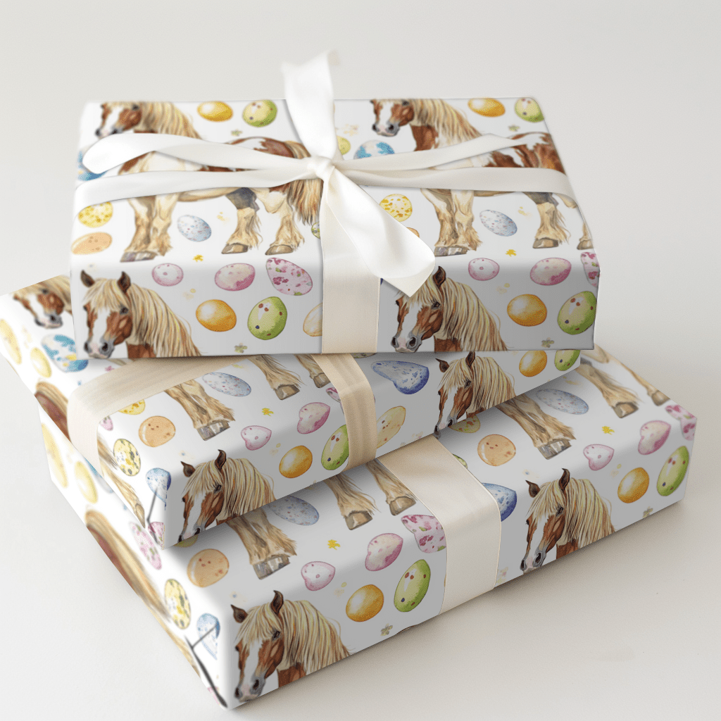 Easter Eggs with the American Paint - Wrapping Paper - Aspen & Arlo