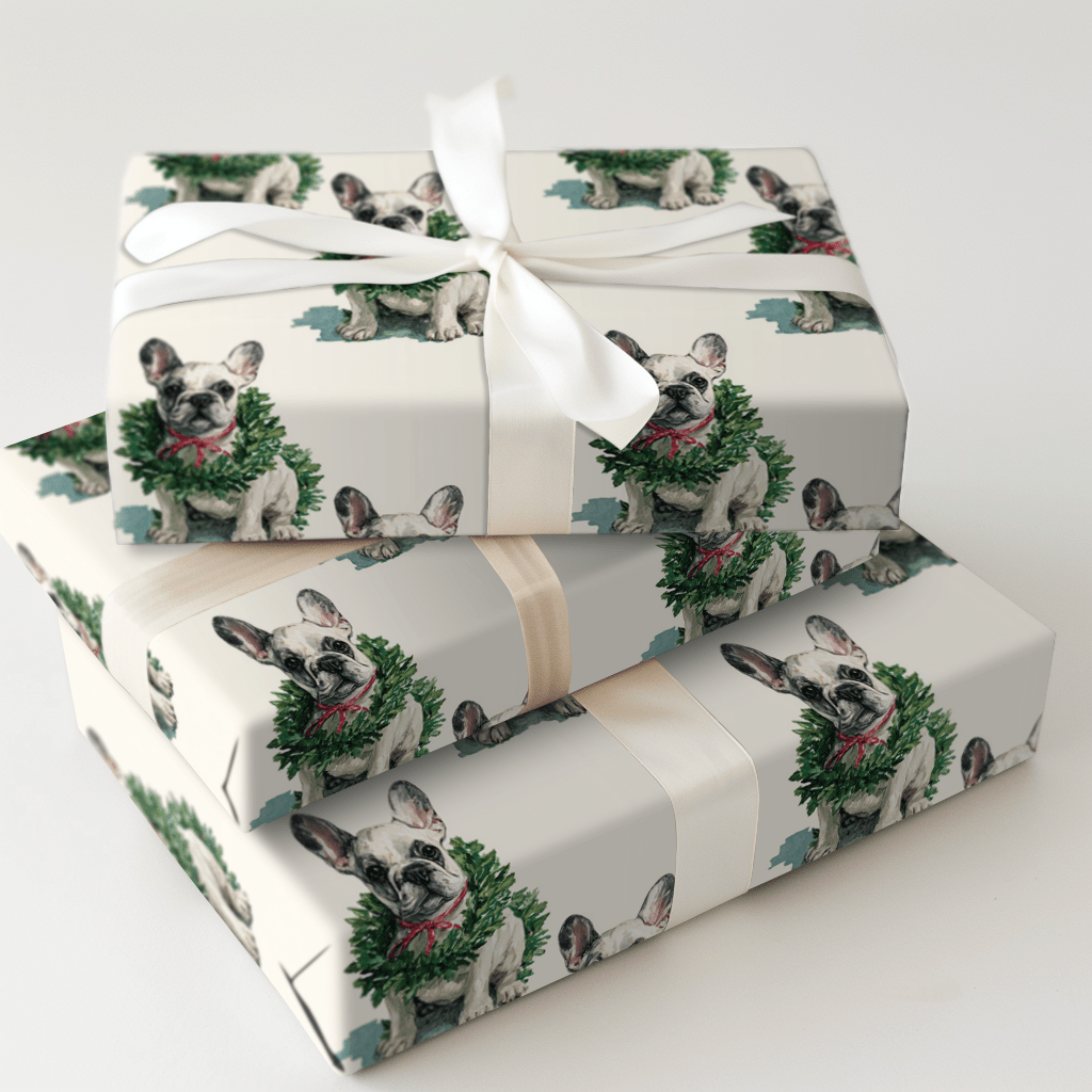 Ring Around the Frenchie - Wrapping Paper - Aspen & Arlo