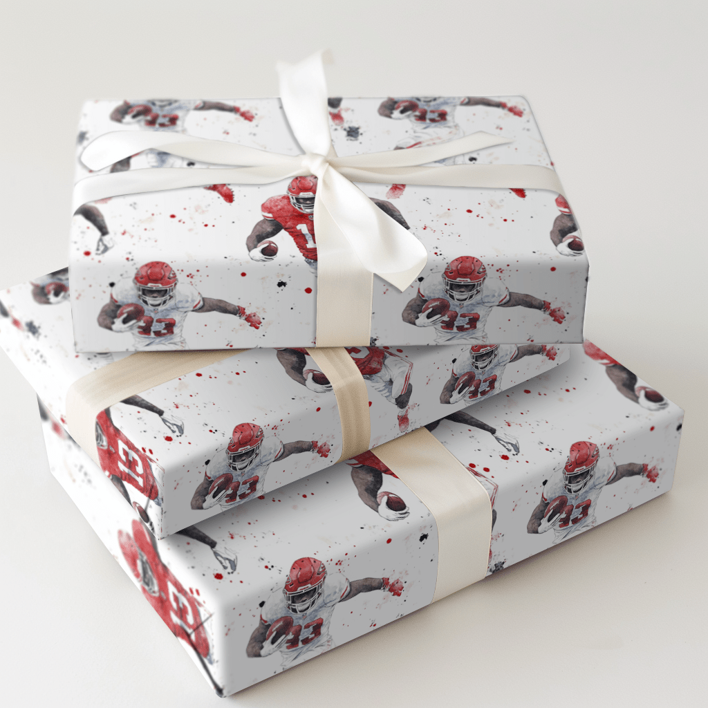 Touchdown Stride - Wrapping Paper - Aspen & Arlo