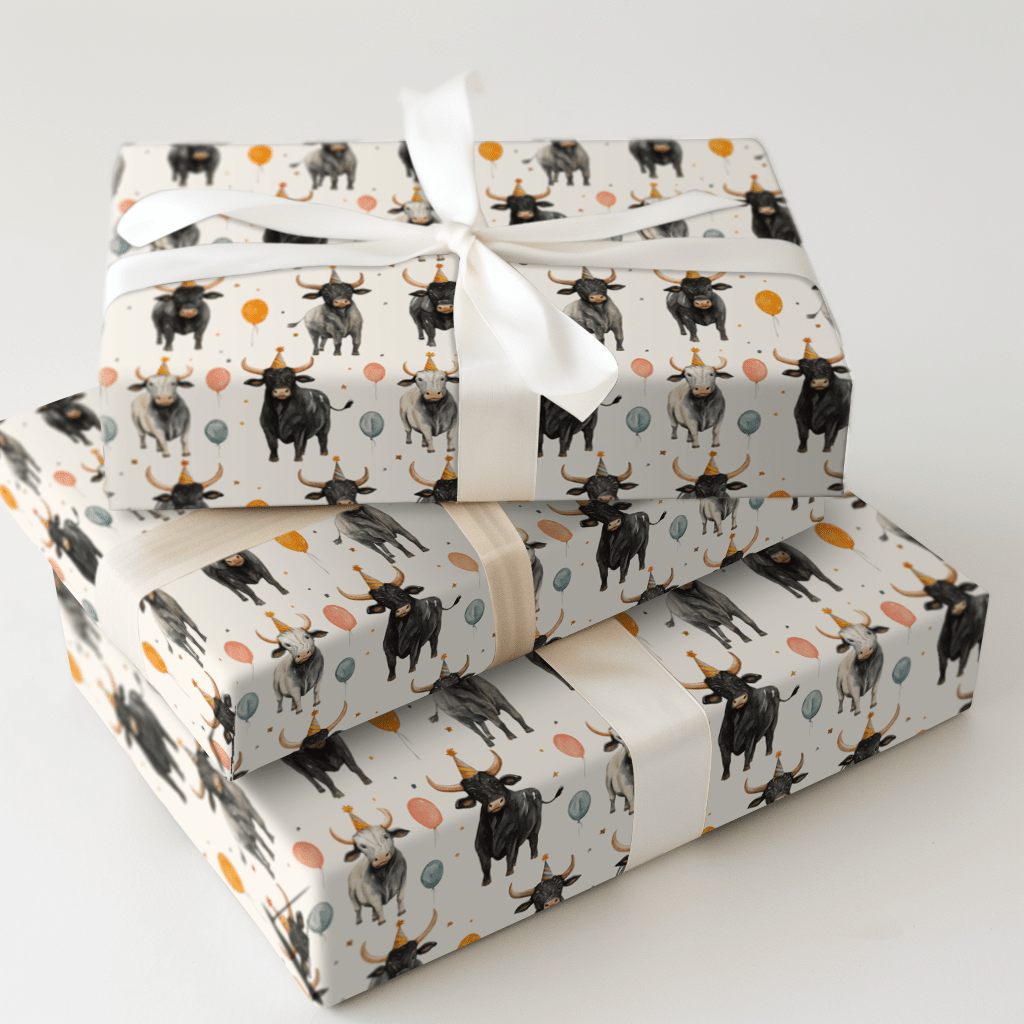 Birthday Stampede - Wrapping Paper - Aspen & Arlo