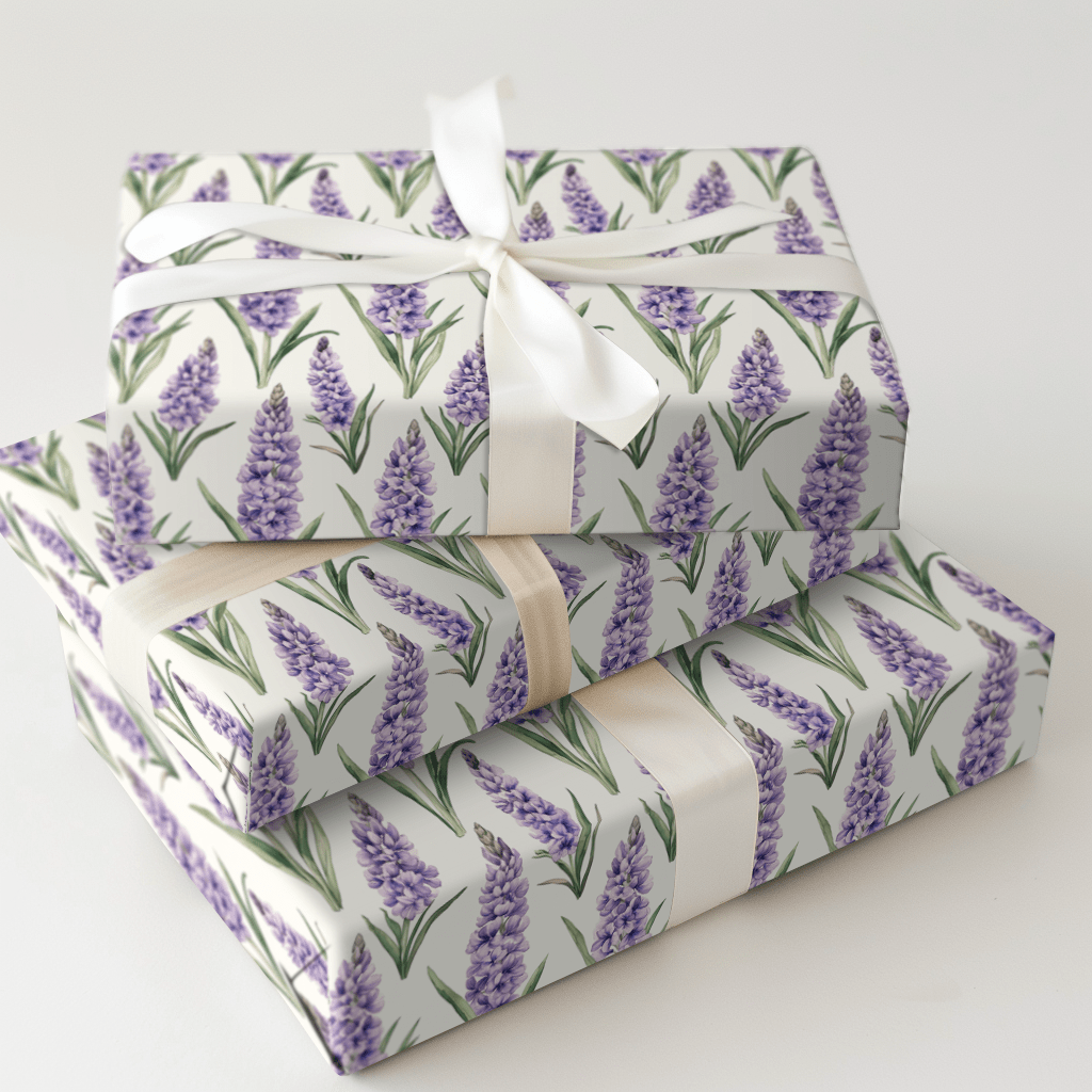 Hyacinth and Seek - Wrapping Paper - Aspen & Arlo