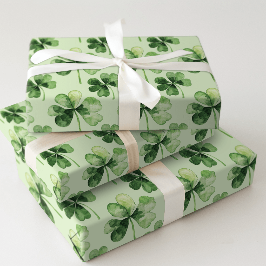 Lucky You Found Me - Wrapping Paper - Aspen & Arlo