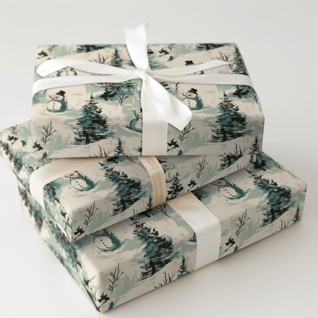 George Snow - Wrapping Paper - Aspen & Arlo