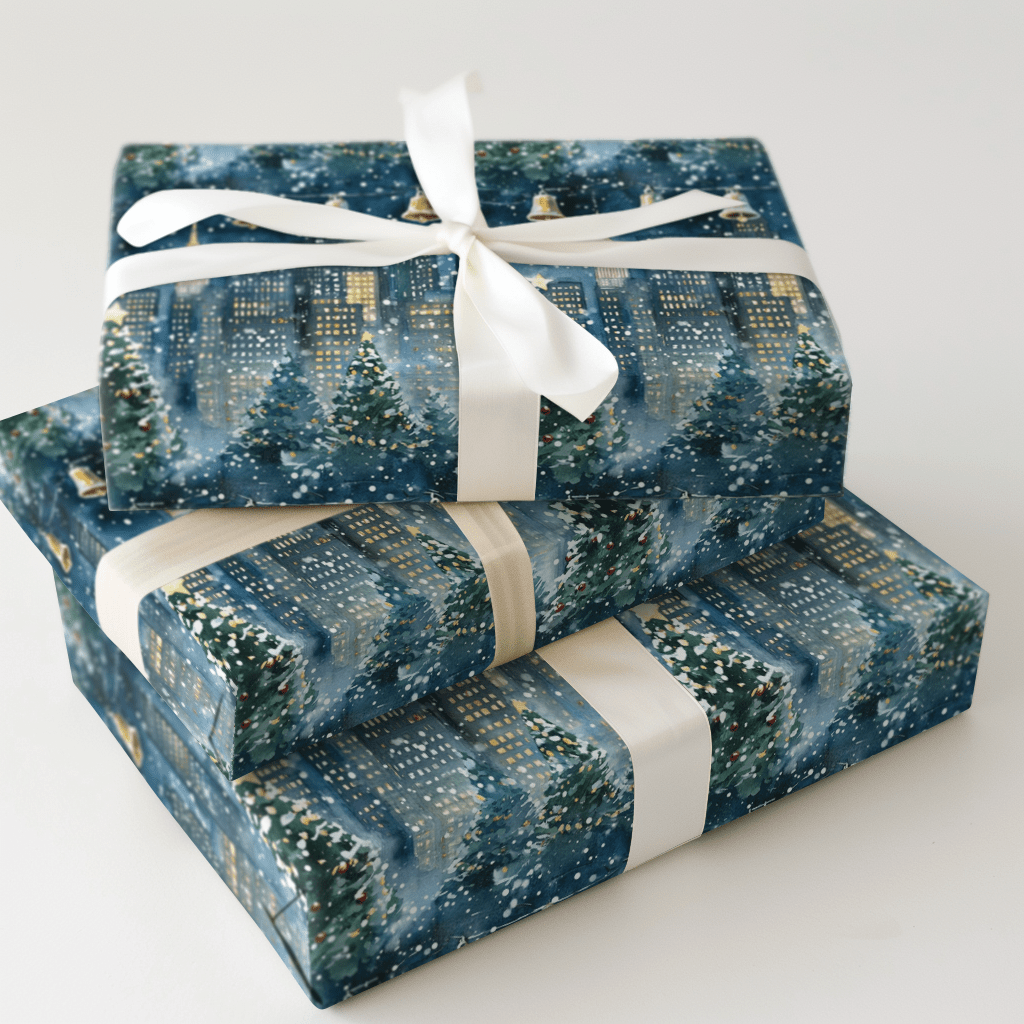 It's Christmas Time in the City - Wrapping Paper - Aspen & Arlo