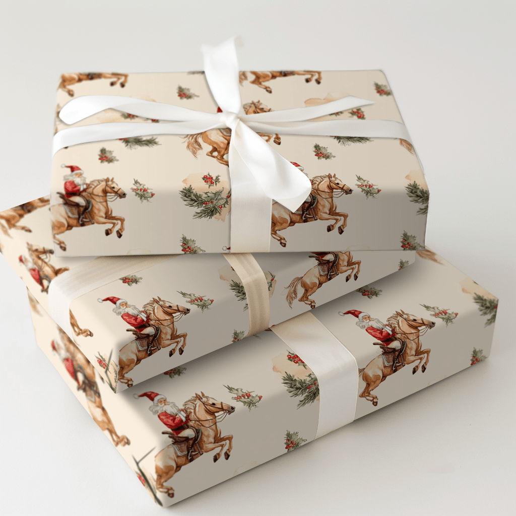 Reins of Cheer - Wrapping Paper - Aspen & Arlo