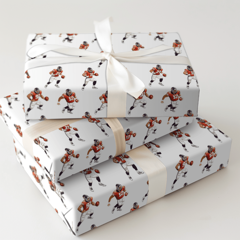 Wide Receiver - Wrapping Paper - Aspen & Arlo